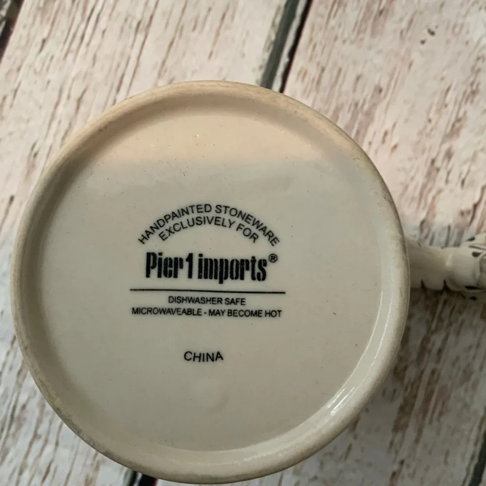Pier‎ 1 Imports 3D Zebra Handle Mug